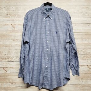 Polo by Ralph Lauren Men's plaid button down shirt